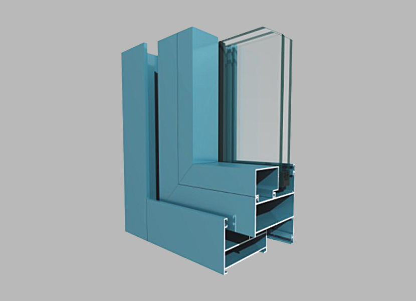 A63 Perfil de aluminio para ventana batiente