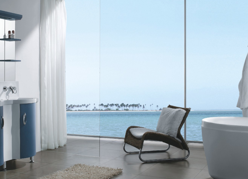 Perfil de extrusión de recubrimiento en polvo para ventana corrediza A80